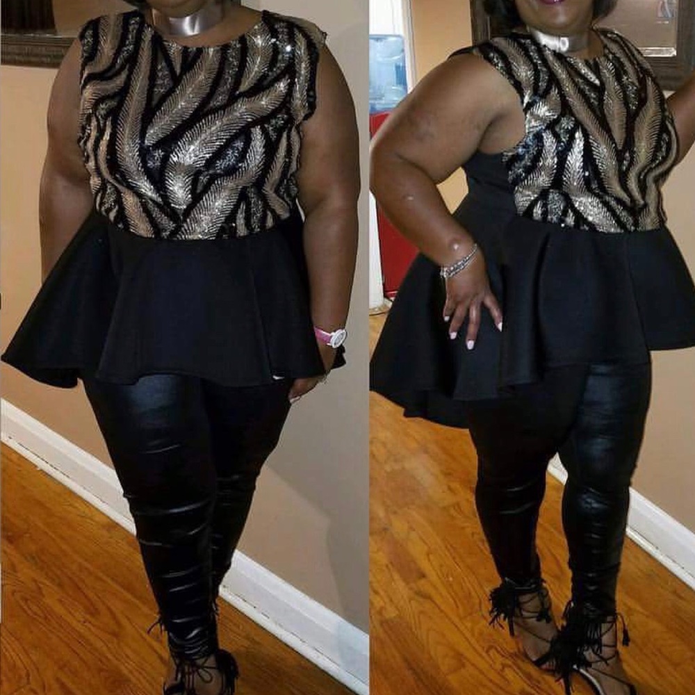 Peplum Top - image 1